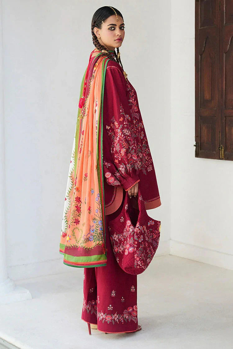 Picture of Hussain Rehar - Jugnu Spring Summer Edit - 06 Kunar - Unstitched - Available at Raja Sahib