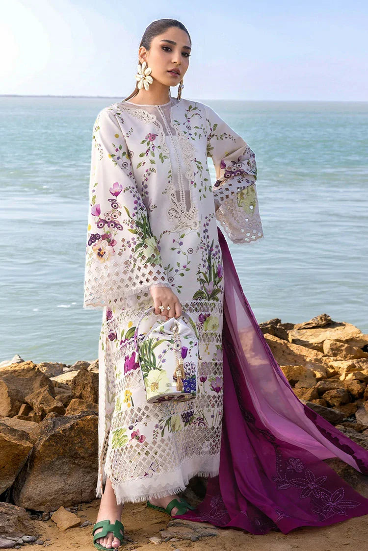 Picture of Crimson - Flow Lawn Collection - Bloom Bold-D4A - Unstitched - Available at Raja Sahib