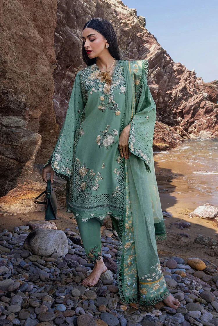 Picture of Crimson - Flow Lawn Collection - Parsi Threads-D5A - Unstitched - Available at Raja Sahib