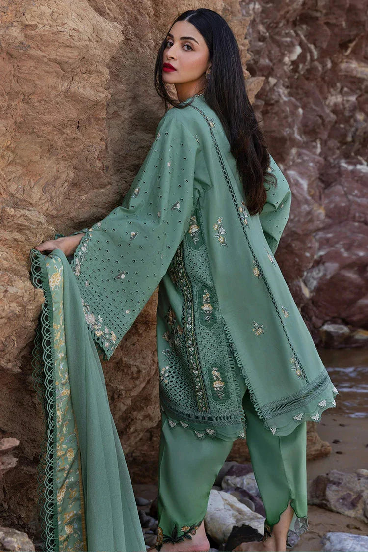 Picture of Crimson - Flow Lawn Collection - Parsi Threads-D5A - Unstitched - Available at Raja Sahib