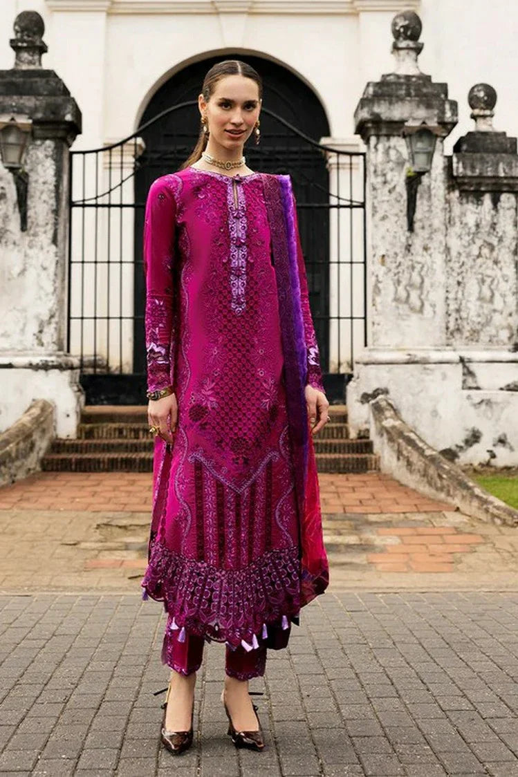 Picture of Mushq - Manaram Luxury Lawn Collection - 14 Dreamy Whirl - Unstitched - Available at Raja Sahib