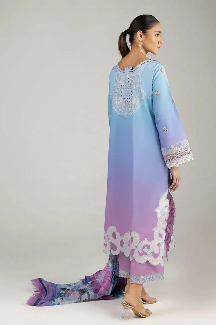 Picture of Mushq - Manaram Luxury Lawn Collection - 03 Whispering Melody - Unstitched - Available at Raja Sahib