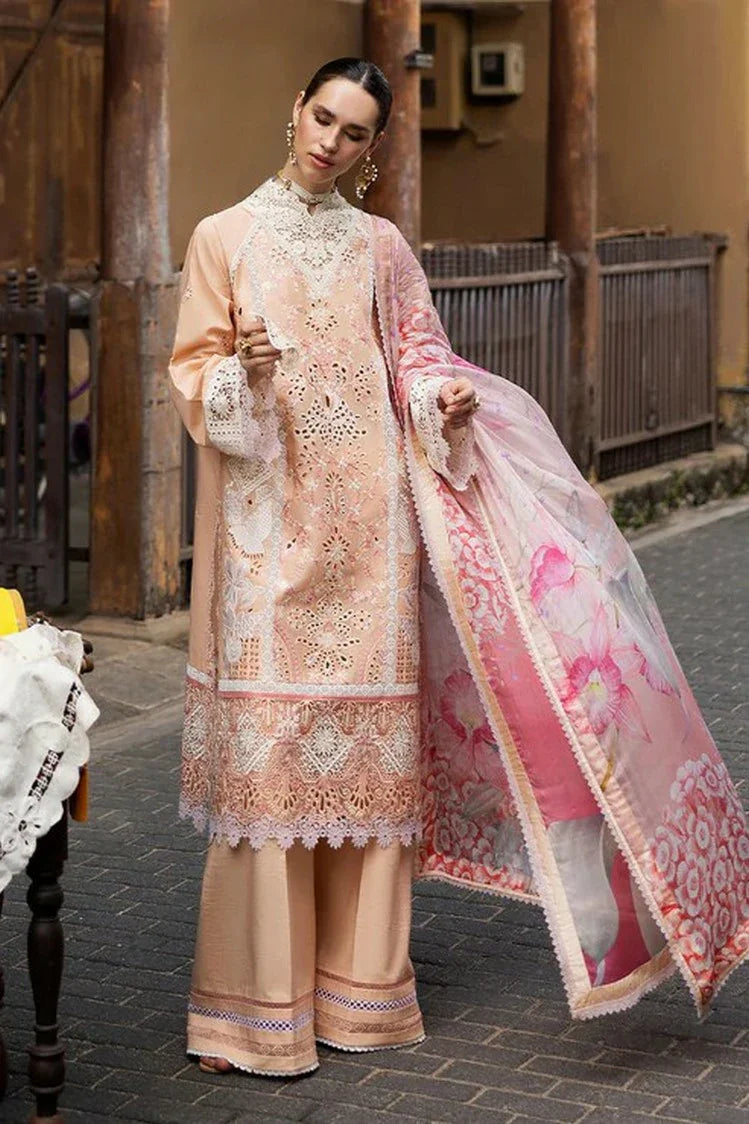 Picture of Mushq - Manaram Luxury Lawn Collection - 04 Dreamlike Vibe - Unstitched - Available at Raja Sahib