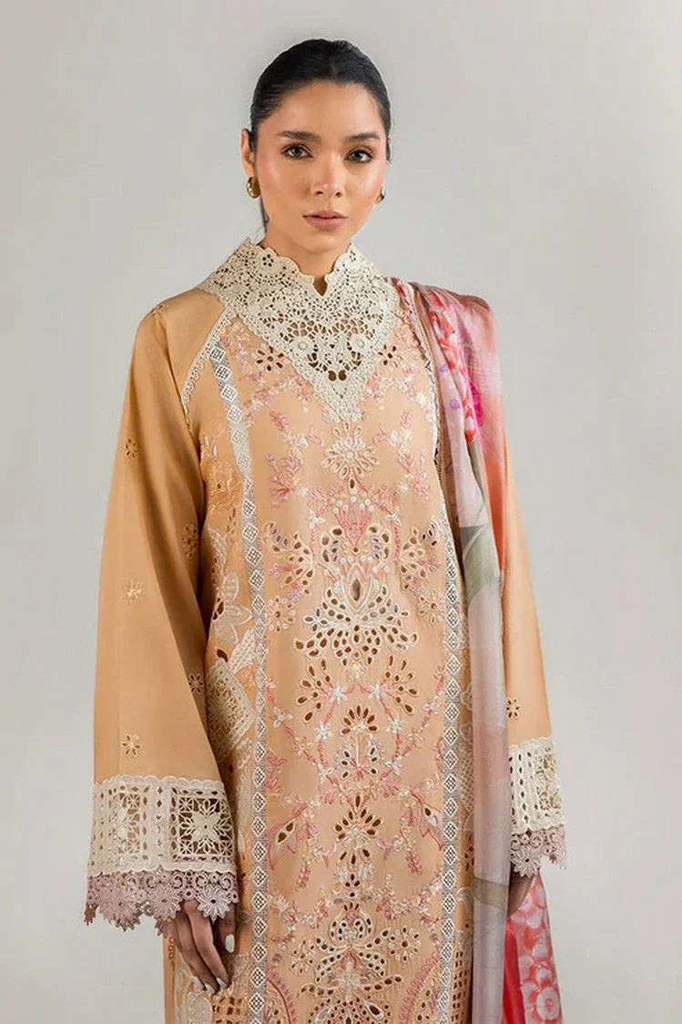 Picture of Mushq - Manaram Luxury Lawn Collection - 04 Dreamlike Vibe - Unstitched - Available at Raja Sahib