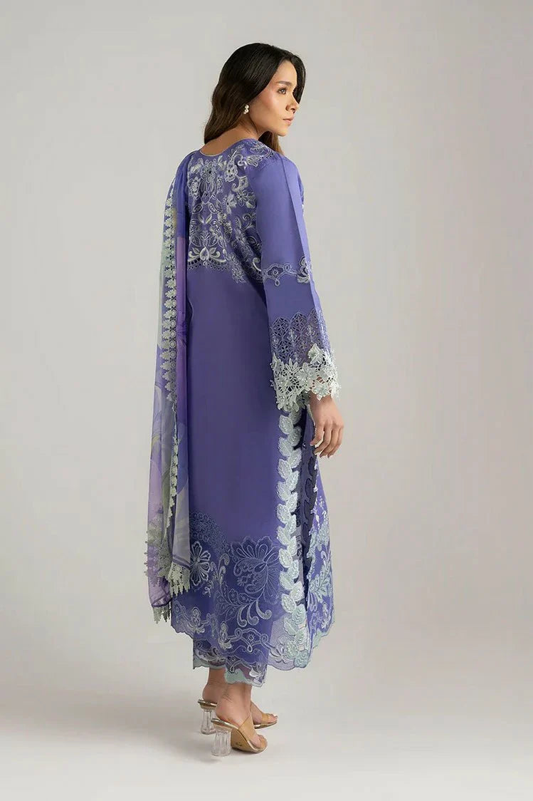Picture of Mushq - Manaram Luxury Lawn Collection - 08 Luminous Essence - Unstitched - Available at Raja Sahib