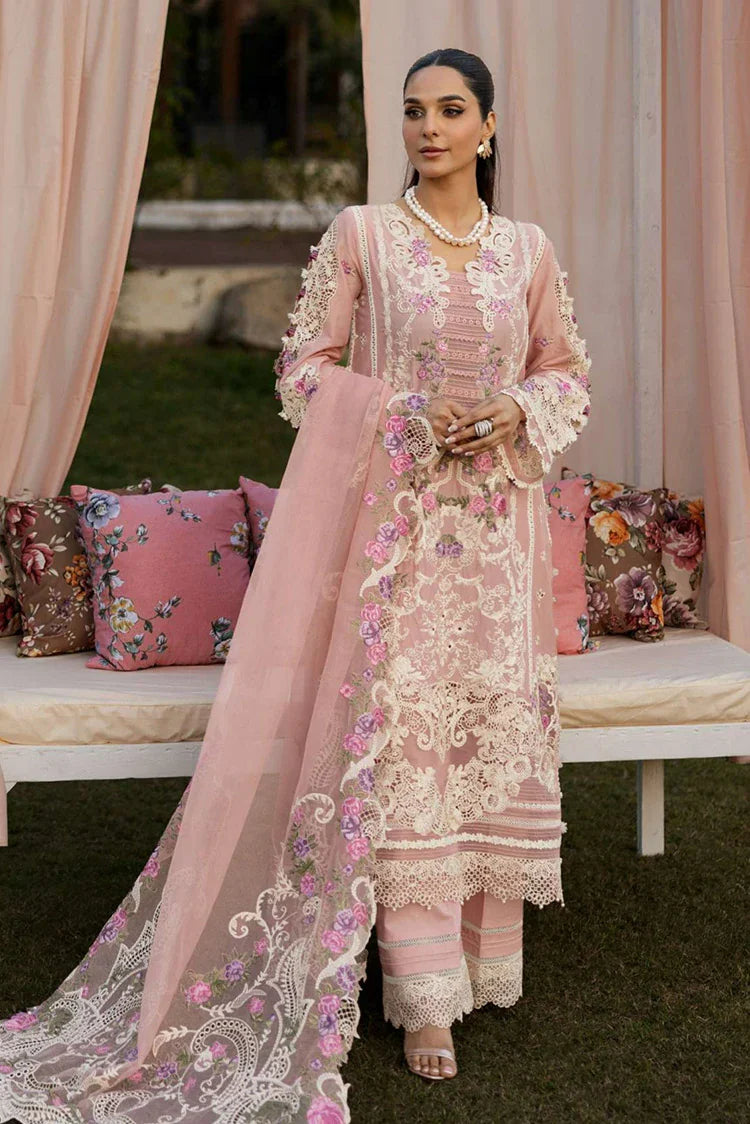 Picture of Kahf - Luxury Festive Lawn Collection - KLR-09 Bellerose - Unstitched - Available at Raja Sahib