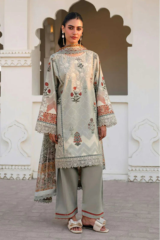 Picture of Asim Jofa - AJ Eid Essential Collection - AJUBF-40 PRINTED EMBROIDERED LAWN 3 PCS - Unstitched - Available at Raja Sahib