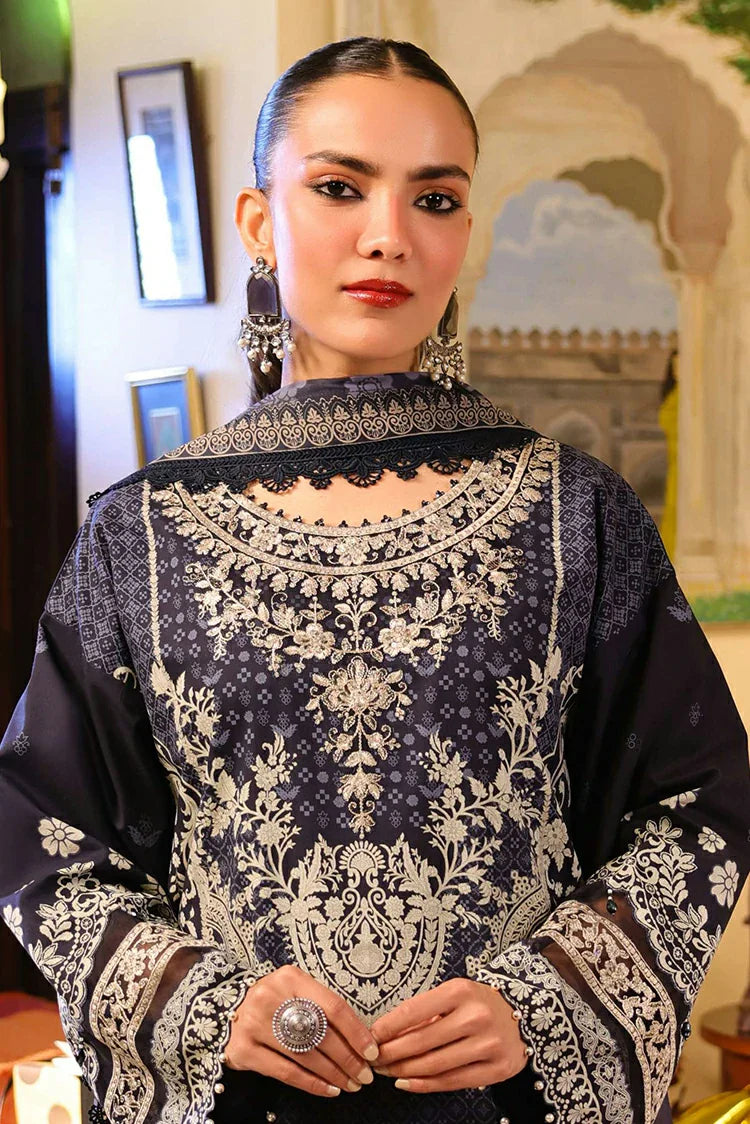 Picture of Asim Jofa - AJ Eid Essential Collection - AJUBF-42 PRINTED EMBROIDERED LAWN 3 PCS - Unstitched - Available at Raja Sahib