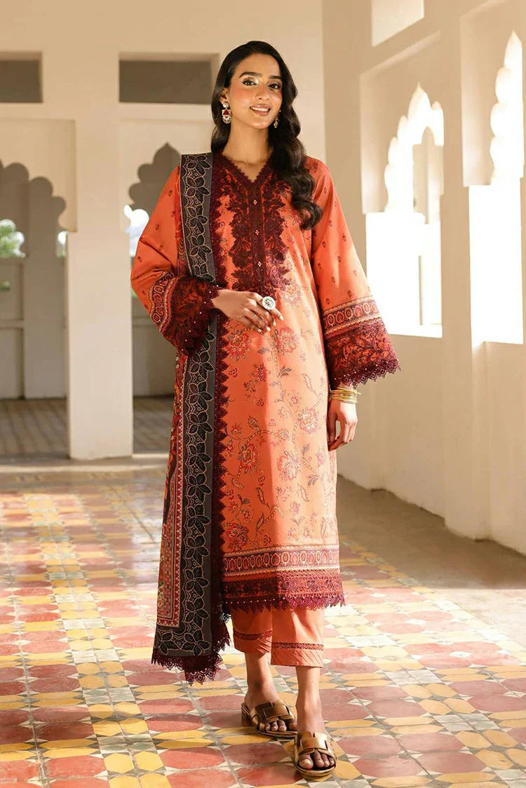 Picture of Asim Jofa - AJ Eid Essential Collection - AJUBF-43 PRINTED EMBROIDERED LAWN 3 PCS - Unstitched - Available at Raja Sahib