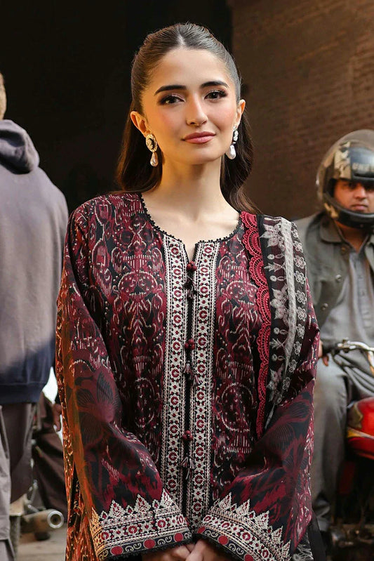 Picture of Asim Jofa - AJ Eid Essential Collection - AJUBF-50 PRINTED EMBROIDERED LAWN 3 PCS - Unstitched - Available at Raja Sahib