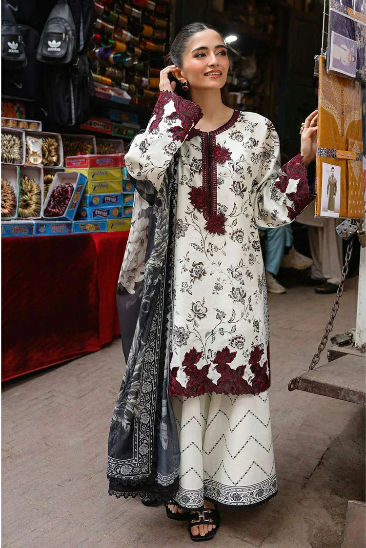 Picture of Asim Jofa - AJ Eid Essential Collection - AJUBF-52 PRINTED EMBROIDERED LAWN 3 PCS - Unstitched - Available at Raja Sahib