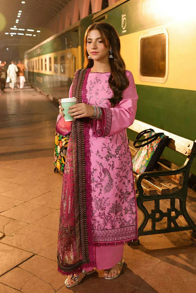 Picture of Asim Jofa - AJ Eid Essential Collection - AJUBF-08 EMBROIDERED DOBBY 3 PCS - Unstitched - Available at Raja Sahib