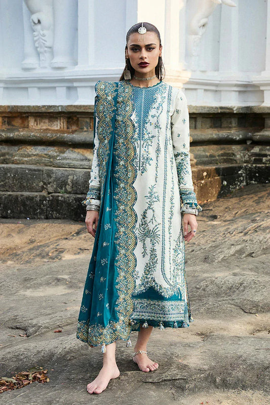 Picture of Hussain Rehar - Eid Luxury Lawn Collection - 10 Veil - Unstitched - Available at Raja Sahib