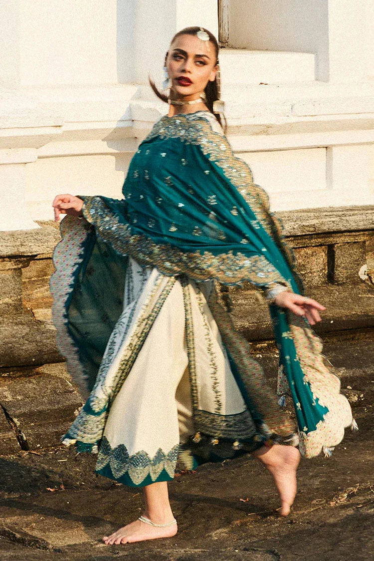 Picture of Hussain Rehar - Eid Luxury Lawn Collection - 10 Veil - Unstitched - Available at Raja Sahib