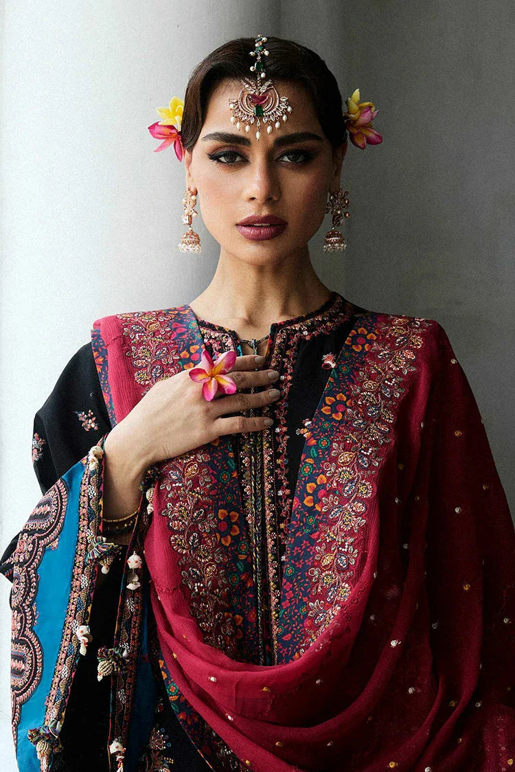 Picture of Hussain Rehar - Eid Luxury Lawn Collection - 04 Bliz - Unstitched - Available at Raja Sahib