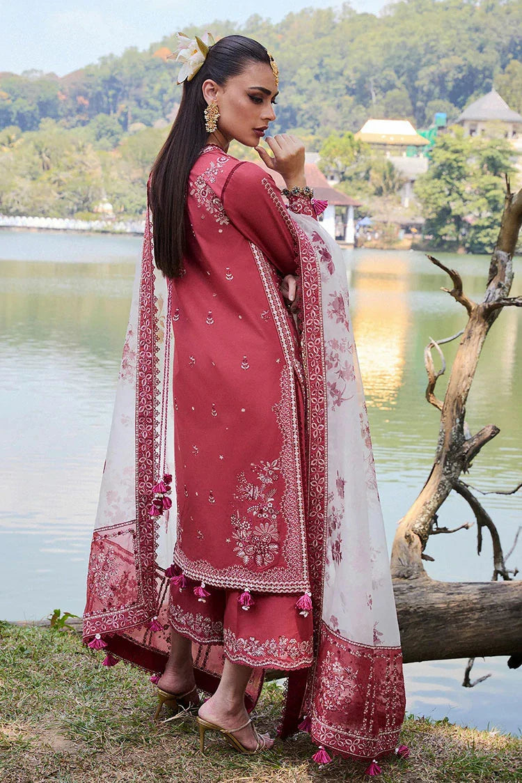 Picture of Hussain Rehar - Eid Luxury Lawn Collection - 05 Flare - Unstitched - Available at Raja Sahib