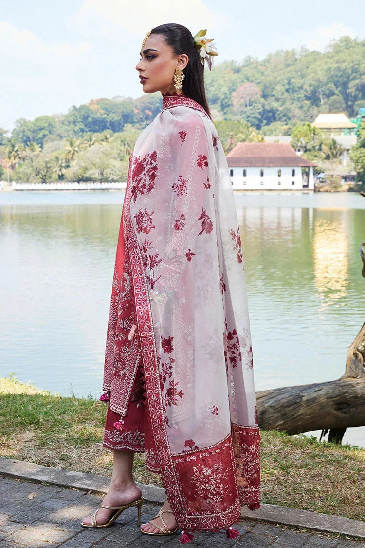 Picture of Hussain Rehar - Eid Luxury Lawn Collection - 05 Flare - Unstitched - Available at Raja Sahib