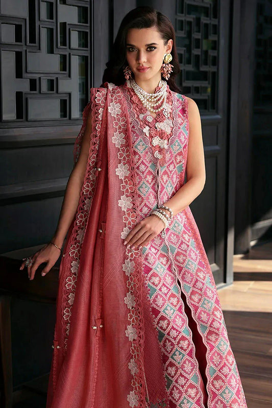 Picture of Republic Womenswear - Kalani Eid Luxury Lawn Collection - D1-A - Ayra - Unstitched - Available at Raja Sahib