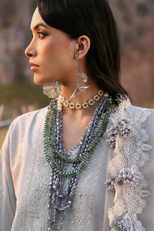 Picture of Republic Womenswear - Kalani Eid Luxury Lawn Collection - D3-B - Sitara - Unstitched - Available at Raja Sahib