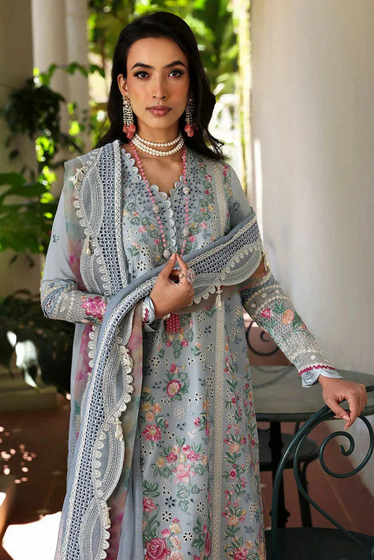 Picture of Republic Womenswear - Kalani Eid Luxury Lawn Collection - D7-B - Hoor - Unstitched - Available at Raja Sahib