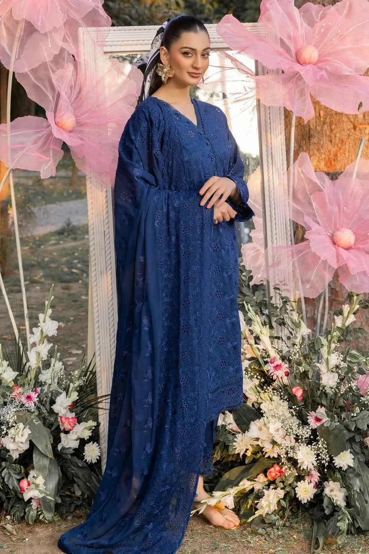 Picture of Muscari - Premium Chikankari Collection - MPS-68 - Unstitched - Available at Raja Sahib