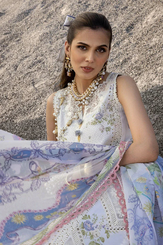 Picture of Saira Shakira - Luxury Lawn Collection - 1B CECIL-B - Unstitched - Available at Raja Sahib