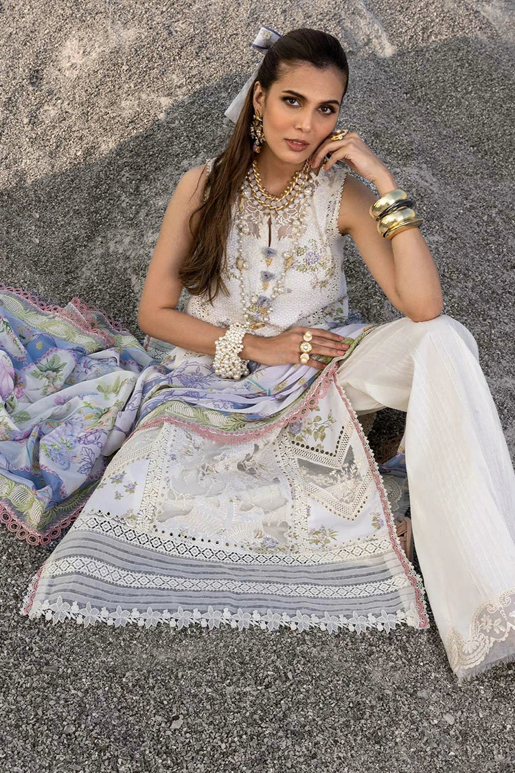 Picture of Saira Shakira - Luxury Lawn Collection - 1B CECIL-B - Unstitched - Available at Raja Sahib