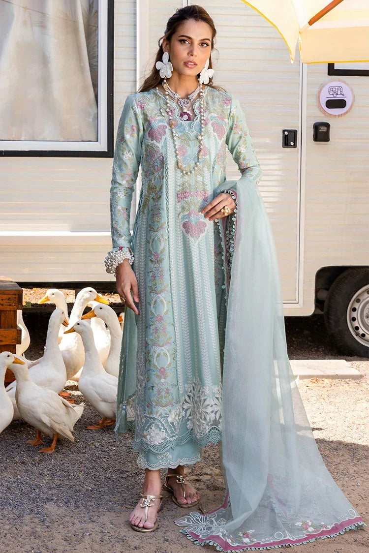 Picture of Saira Shakira - Luxury Lawn Collection - 3A DILARA-A - Unstitched - Available at Raja Sahib