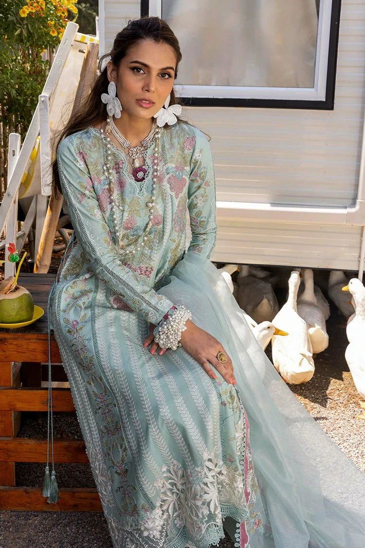 Picture of Saira Shakira - Luxury Lawn Collection - 3A DILARA-A - Unstitched - Available at Raja Sahib