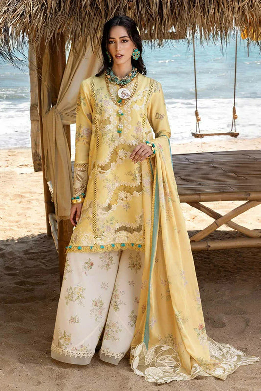 Picture of Saira Shakira - Luxury Lawn Collection - 7A SERENA-A - Unstitched - Available at Raja Sahib