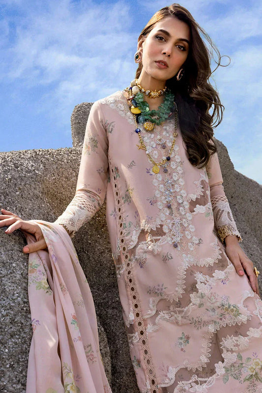 Picture of Saira Shakira - Luxury Lawn Collection - 7B SERENA-B - Unstitched - Available at Raja Sahib