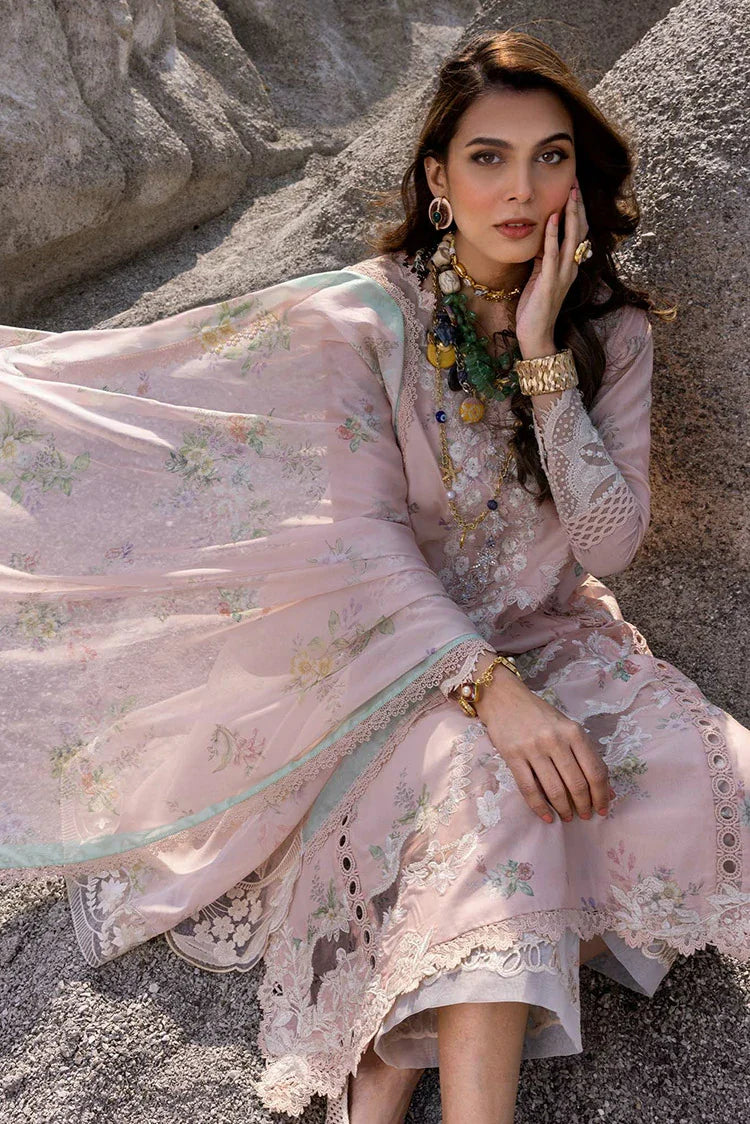 Picture of Saira Shakira - Luxury Lawn Collection - 7B SERENA-B - Unstitched - Available at Raja Sahib