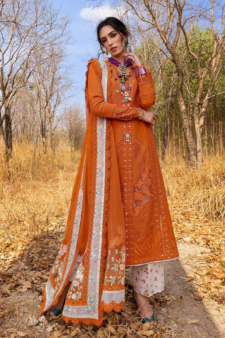 Picture of Saira Shakira - Luxury Lawn Collection - 8B SHAMS-B - Unstitched - Available at Raja Sahib