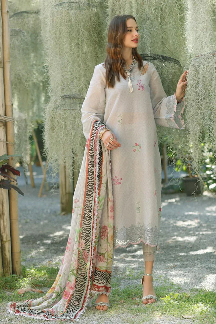 Picture of Noor by Saadia Asad - Noor Eid Luxe Printedkari Ramadan Edit - Design 10A - Unstitched - Available at Raja Sahib