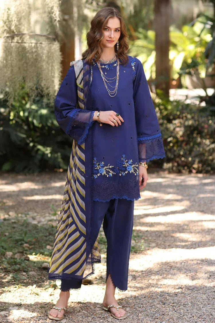 Picture of Noor by Saadia Asad - Noor Eid Luxe Printedkari Ramadan Edit - Design 3A - Unstitched - Available at Raja Sahib