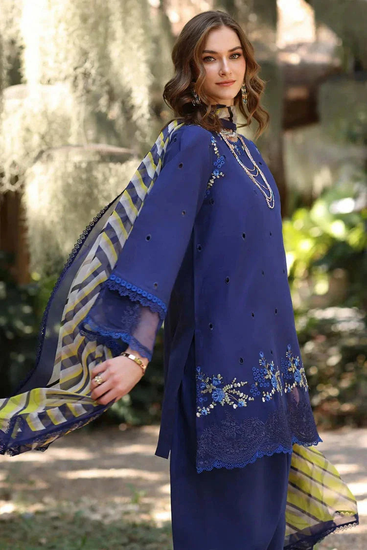 Picture of Noor by Saadia Asad - Noor Eid Luxe Printedkari Ramadan Edit - Design 3A - Unstitched - Available at Raja Sahib