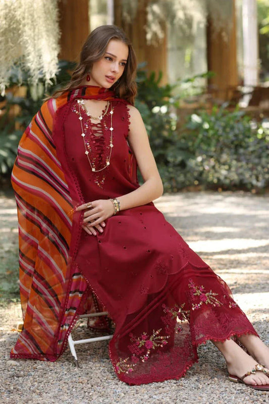 Picture of Noor by Saadia Asad - Noor Eid Luxe Printedkari Ramadan Edit - Design 3B - Unstitched - Available at Raja Sahib