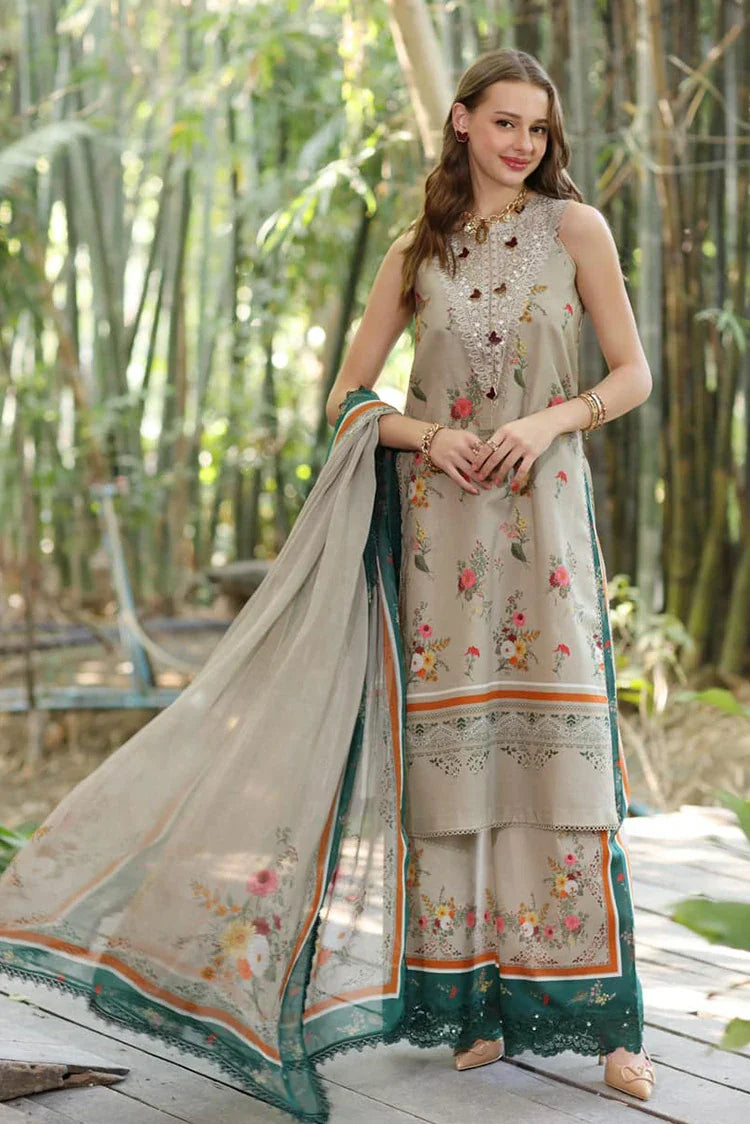 Picture of Noor by Saadia Asad - Noor Eid Luxe Printedkari Ramadan Edit - Design 4A - Unstitched - Available at Raja Sahib