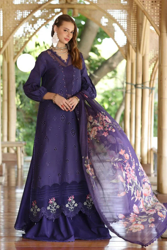 Picture of Noor by Saadia Asad - Noor Eid Luxe Printedkari Ramadan Edit - Design 7B - Unstitched - Available at Raja Sahib