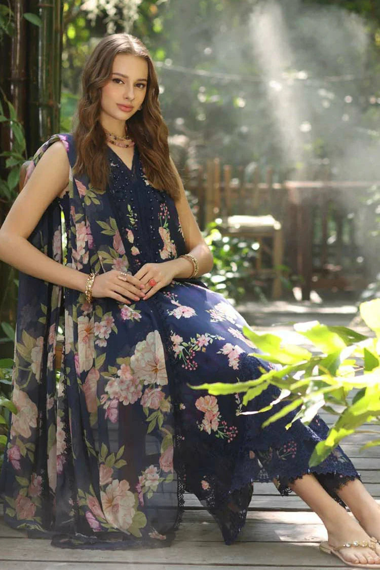 Picture of Noor by Saadia Asad - Noor Eid Luxe Printedkari Ramadan Edit - Design 8B - Unstitched - Available at Raja Sahib