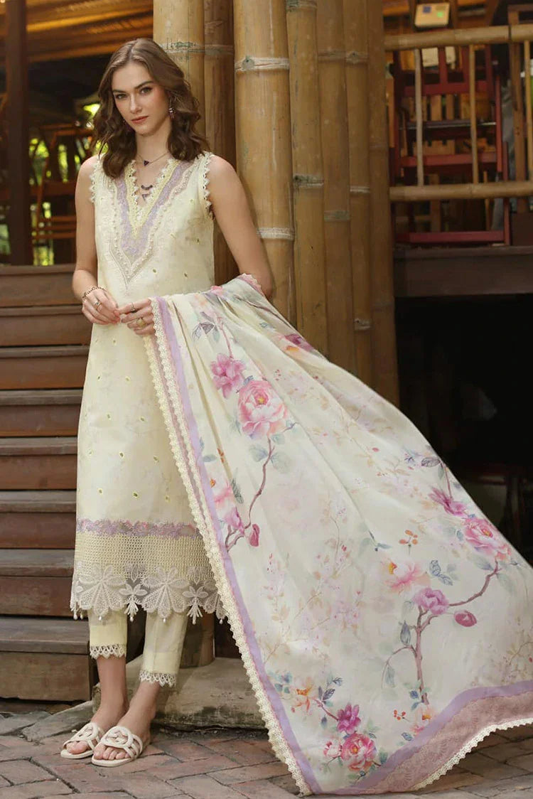 Picture of Noor by Saadia Asad - Noor Eid Luxe Printedkari Ramadan Edit - Design 9A - Unstitched - Available at Raja Sahib