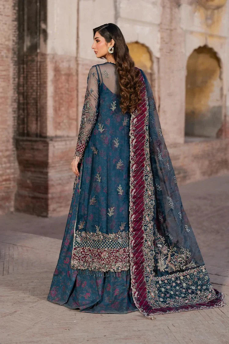 Picture of Iznik - Luxury Handwork Chiffon Collection - ILC-03 Embroidered Organza - Unstitched - Available at Raja Sahib