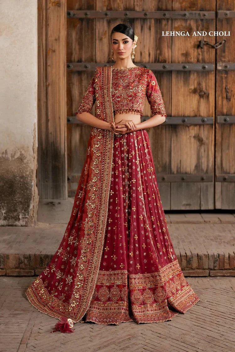 Picture of Iznik - Luxury Handwork Chiffon Collection - ILC-07 Embroidered Printed Silk - Unstitched - Available at Raja Sahib