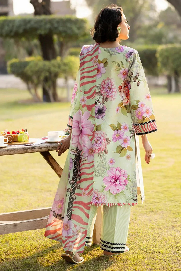 Picture of Alizeh - Sheen Printed Lawn Eid Edit Vol 3 - 08- CLEO - Unstitched - Available at Raja Sahib