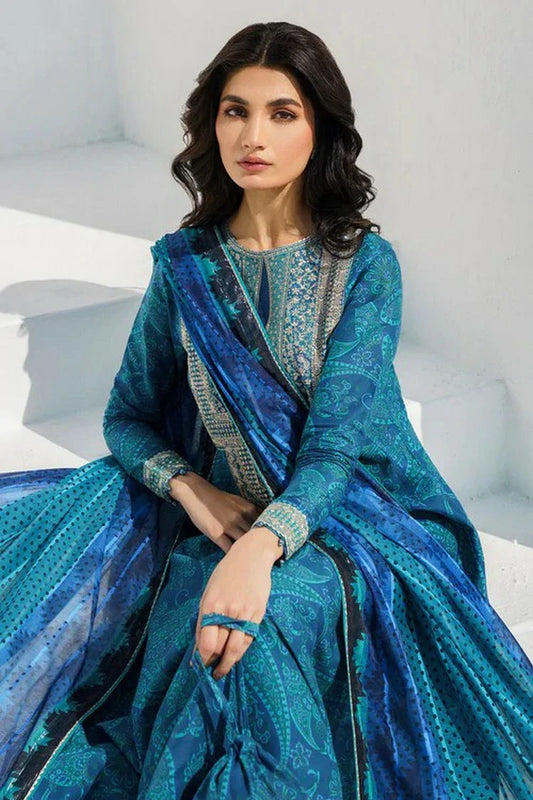 Picture of Jazmin - Online Summer Drop II - Embroidered Lawn USE-9017 - Unstitched - Available at Raja Sahib
