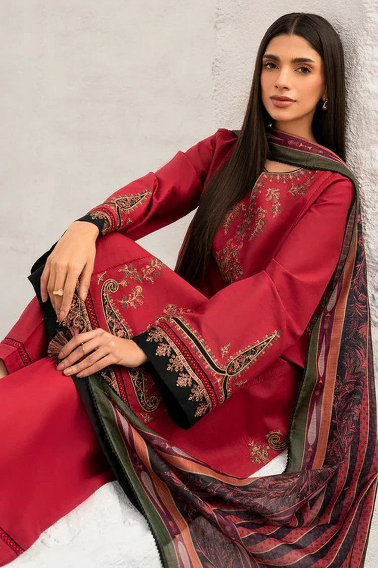 Picture of Jazmin - Online Summer Drop II - EMBROIDERED JACQUARD LAWN USE-9125 - Unstitched - Available at Raja Sahib