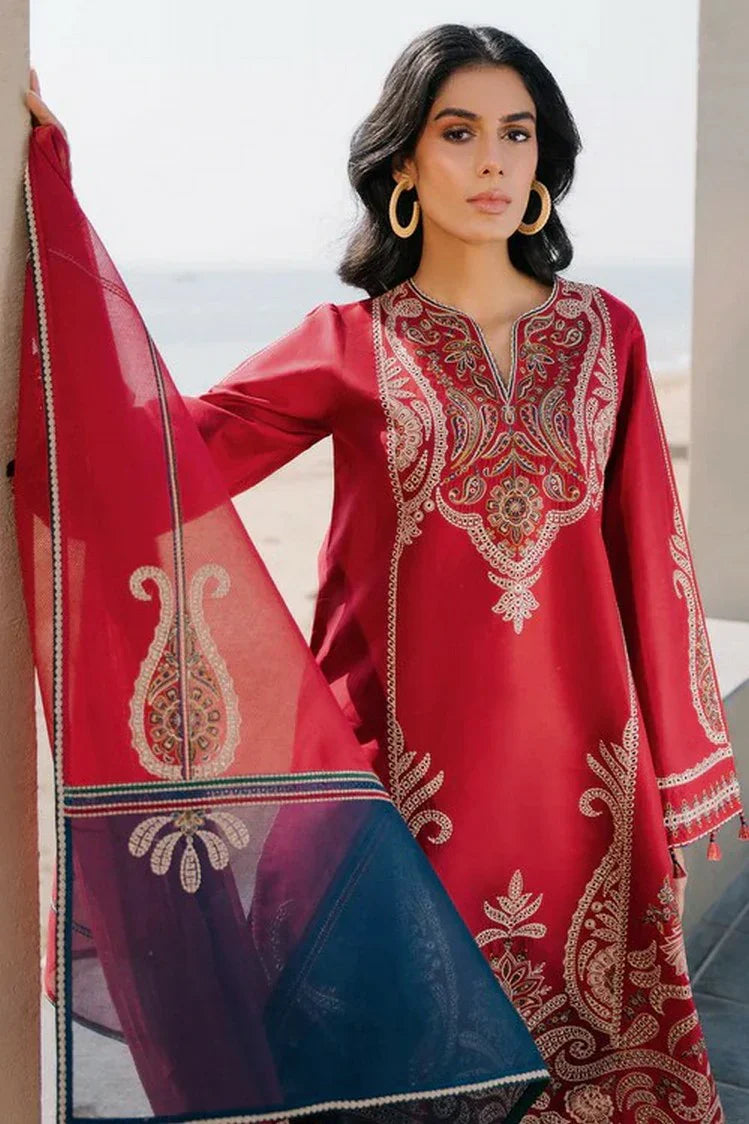 Picture of Jazmin - Online Summer Drop II - EMBROIDERED LAWN USE-9191 - Unstitched - Available at Raja Sahib