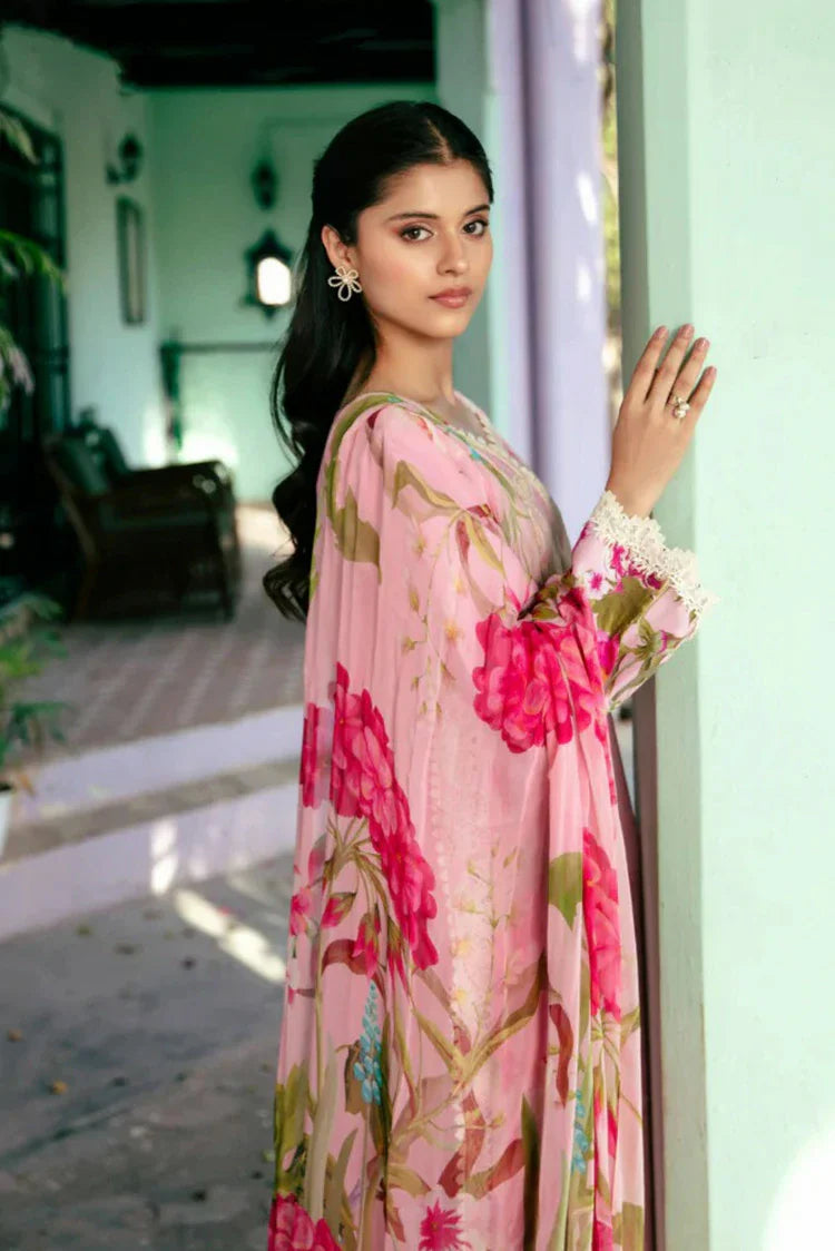 Picture of Manara - Vintage Flora Embroidered Lawn Collection - VF-05 SIERRA - Unstitched - Available at Raja Sahib