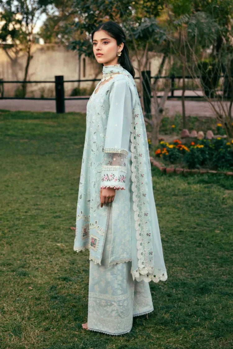 Picture of Manara - Vintage Flora Embroidered Lawn Collection - VF-07 SERENA - Unstitched - Available at Raja Sahib