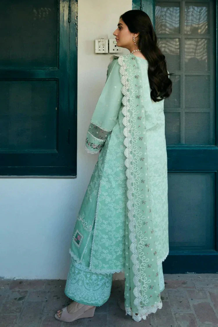 Picture of Manara - Vintage Flora Embroidered Lawn Collection - VF-08 MINA - Unstitched - Available at Raja Sahib